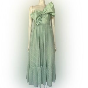 Hutch tulle green bow dress